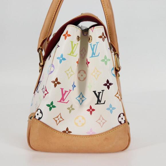 LOUIS VUITTON Monogram Multicolor Beverly GM Hand Bag White M40201 - Picture 3 of 16
